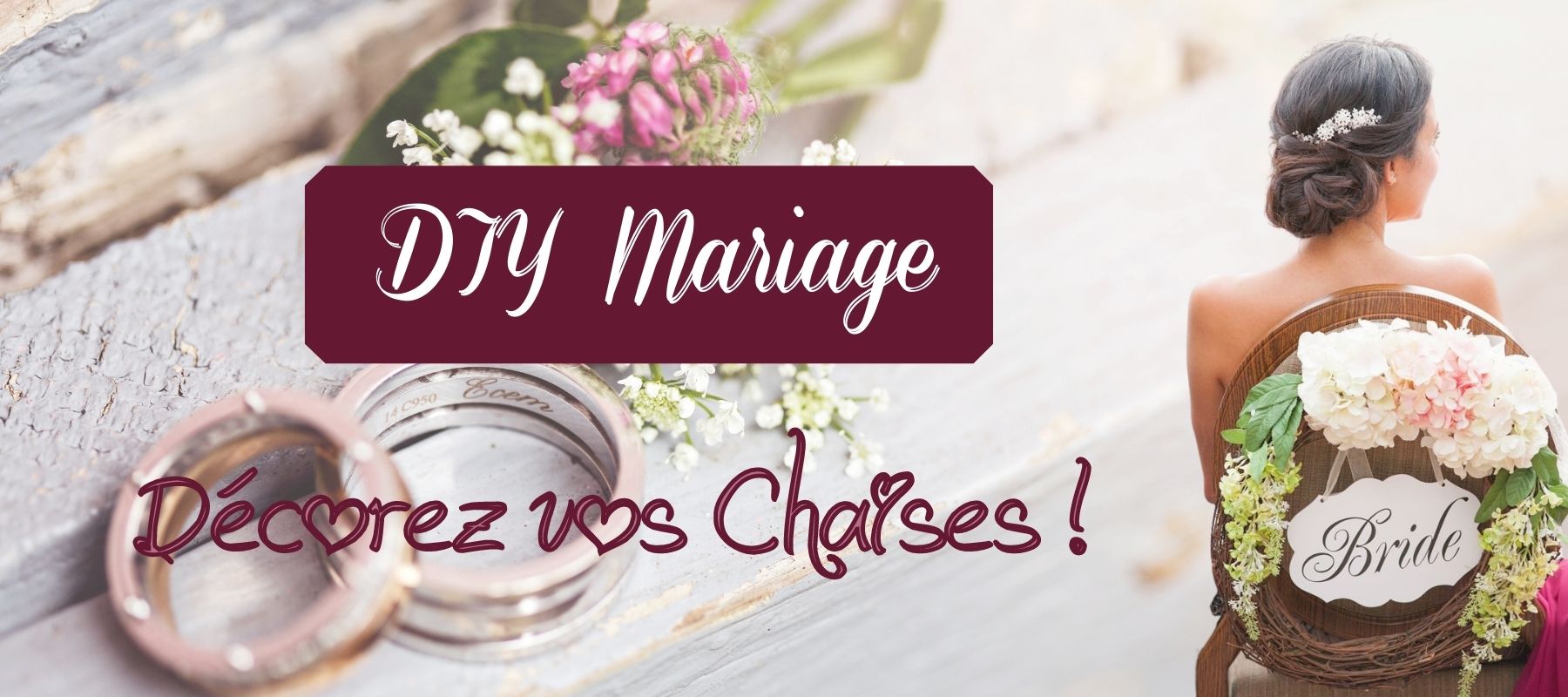 mariage décor chaise fauteuil