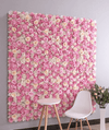 Mur de Fleurs Composition de Roses Rose