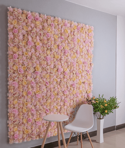 Mur de Fleurs Composition de Rose