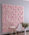 Mur de Fleurs Rose Dragée