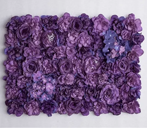 Mur de Fleurs   Violette Profonde
