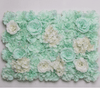 Mur de Fleurs Vert d'eau