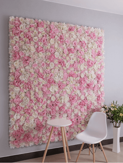 Mur de Fleurs Beauté Rose