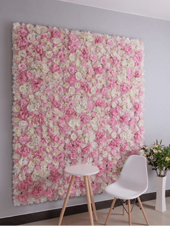 Mur de Fleurs   Beauté Rose