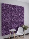 Mur de Fleurs Violette Profonde