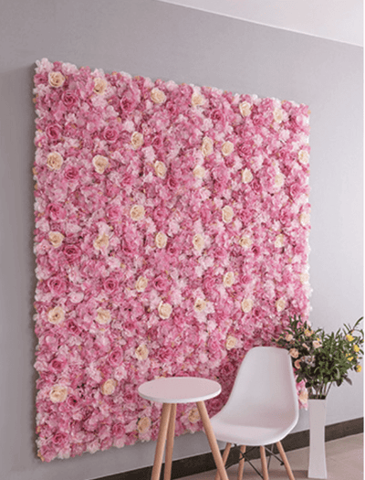 Mur de Fleurs Rosée Matinale