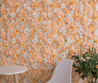 Mur de Fleurs Journée Ensoleillée