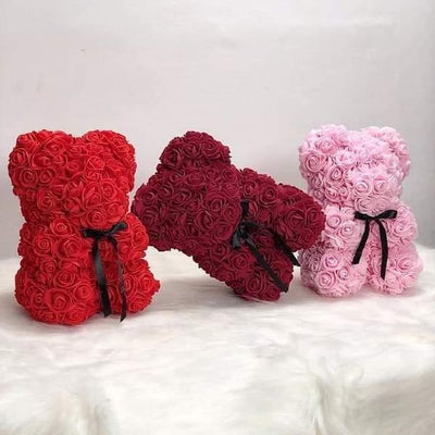 ourson en rose eternelle paris france cadeau