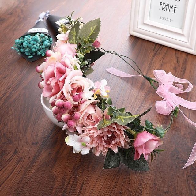 Couronne De Fleurs Mariage Adulte