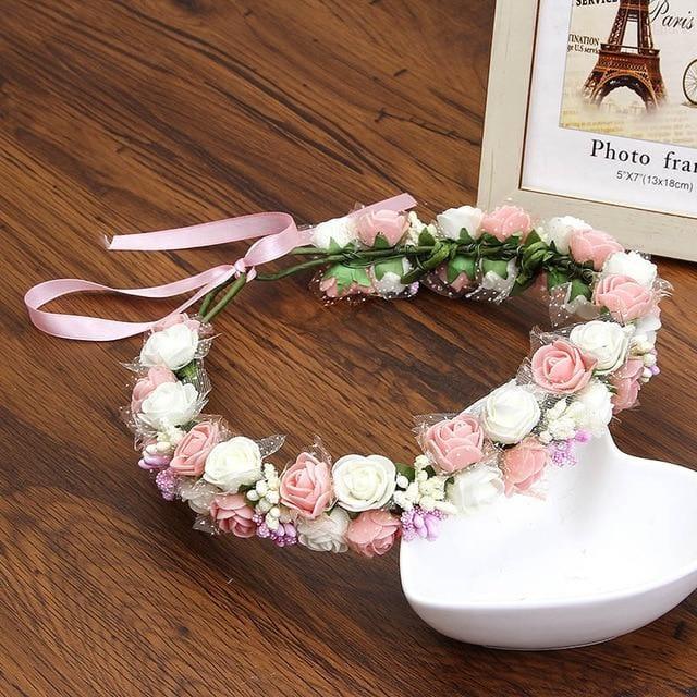 Couronne De Fleurs Pour Petite Fille D Honneur