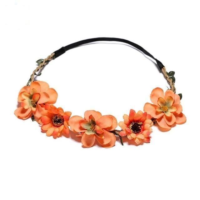 Couronne De Fleurs Orange