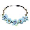 Couronne De Fleurs Bleues Enfant