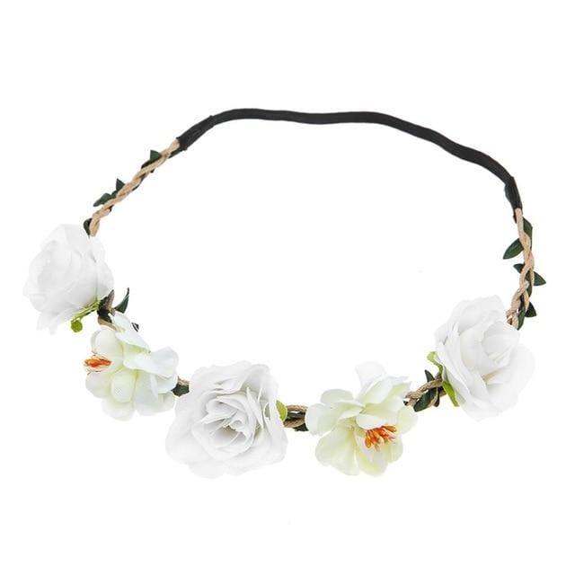 Couronne De Fleurs Cheveux Pour Communion