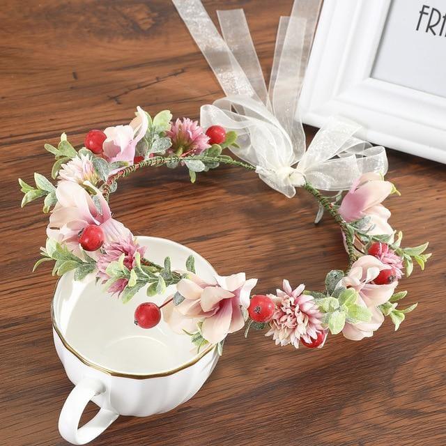 Couronne De Fleurs Mariage Petite Fille