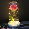 rose eternelle lumineuse rose profond